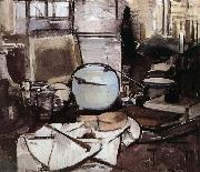 Piet Mondrian The still-life with dressing painting